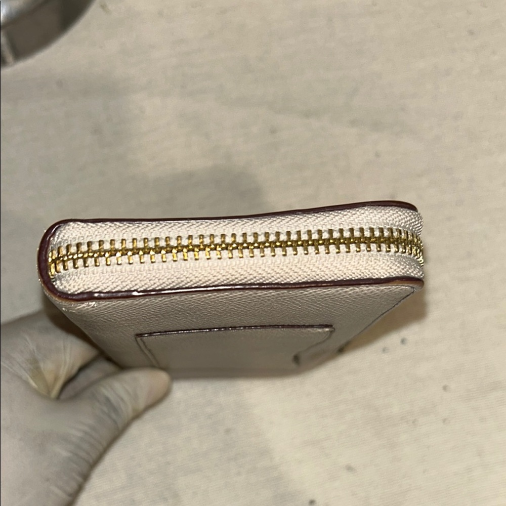 Coach Taupe Leather Wallet - Picture 6 of 12